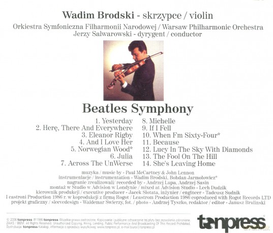 Wadim Brodski: Beatles Symhony [CD]