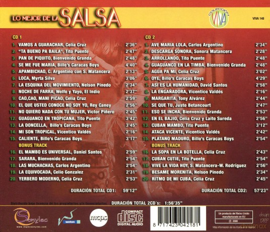 Le Mejor De La Salsa [2CD]