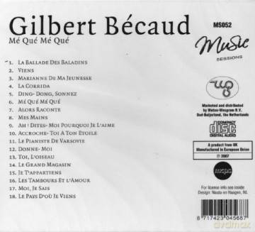 Gilbert Becaud: Me Que Me Que [CD]
