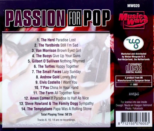 Passion For Pop [CD]