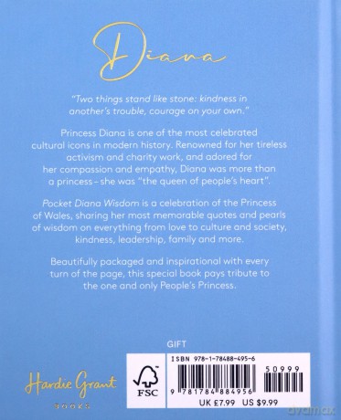 Pocket Diana Wisdom: Wise and Inspirational Words from the People's Princess (Pocket Wisdom) - Hardie Grant Books [KSIĄŻKA]