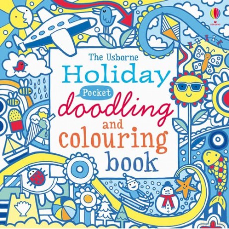 POCKET DOODLING COLOUR HOLIDAY (Usborne Drawing, Doodling and Colouring) - Usborne [KSIĄŻKA]