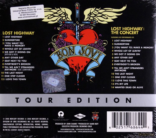 Bon Jovi: Lost Highway Tour Edition [2CD]