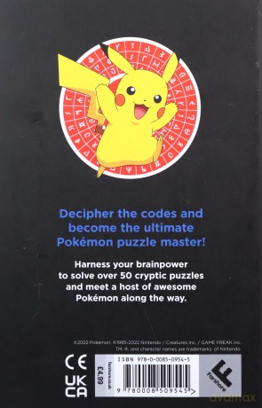 Pokemon Code Breakers: 100% OFFICIAL! Crack over 50 Codes and Puzzles and become a Master Trainer. NEW for 2022 - Farshore [KSIĄŻKA]