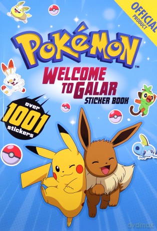 Pokémon Welcome to Galar 1001 Sticker Book - The Pokémon Company International [KSIĄŻKA]