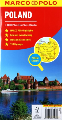 Poland Marco Polo Map (Marco Polo Maps) - Marco Polo [KSIĄŻKA]