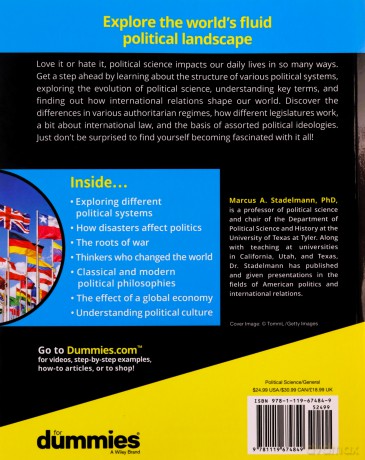 Political Science For Dummies - Marcus A. Stadelmann PhD [KSIĄŻKA]