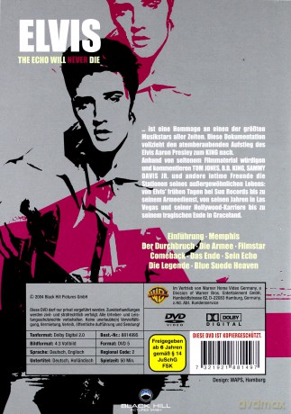 Elvis Presley: The Echo Will Never Die [DVD]