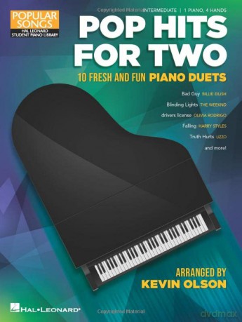 Pop Hits for Two. 10 Fresh and Fun Piano Duets (Popular Songs; Hal Leonard Student Piano Library) [KSIĄŻKA]