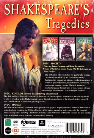 Shakespeare's Tragedies [3DVD]