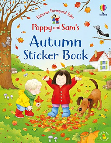 Poppy and Sam's Autumn Sticker Book (Farmyard Tales Poppy and Sam) - Kate Nolan [KSIĄŻKA]