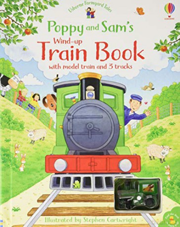 Poppy and Sam's Wind Up Train Book (Farmyard Tales Poppy and Sam): 1 - Sam Taplin [KSIĄŻKA]