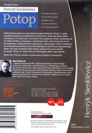 Potop - Henryk Sienkiewicz [AUDIOBOOK] [3CD-MP3]