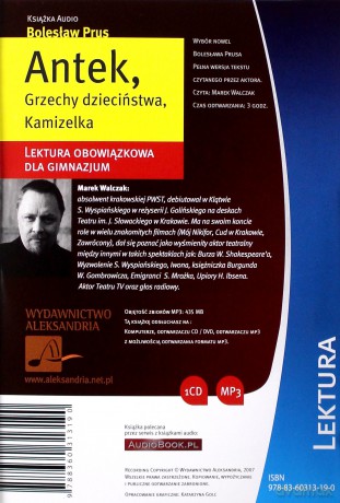 Wybór Nowel - Antek - Bolesław Prus [AUDIOBOOK] [CD-MP3]