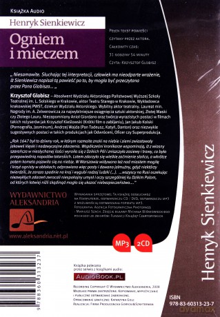 Ogniem I Mieczem - Henryk Sienkiewicz [AUDIOBOOK] [2CD-MP3]