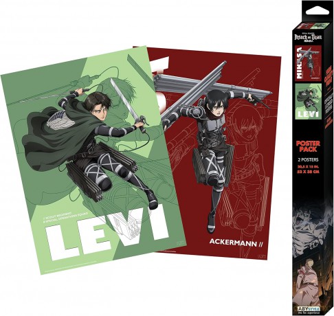 ATTACK ON TITAN - Set 2 Chibi Posters - Set 1 (52x38)