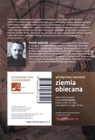 Ziemia Obiecana - Władysław Reymont [AUDIOBOOK] [CD-MP3]