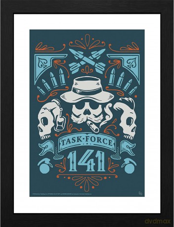 CALL OF DUTY - Framed print Task Force 141 (30x40)