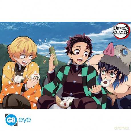 DEMON SLAYER - plakat Tanjiro, Zenitsu, Inosuke (91.5x61)