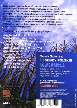 Legendy Polskie - Wanda Chotomska (digipack) [AUDIOBOOK] [CD-MP3]