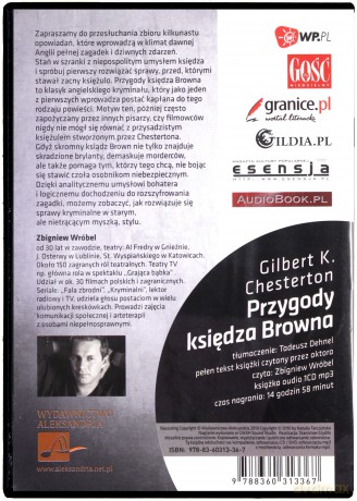 Przygody Księdza Browna - Gilbert Keith Chesterton [AUDIOBOOK] [CD-MP3]