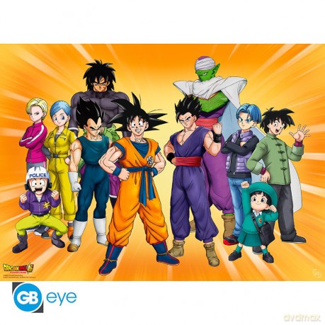 DRAGON BALL HERO - plakat Gokus Group (52x38)