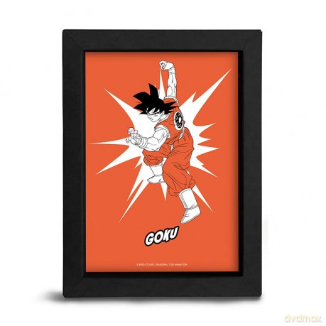Dragon Ball Z - Black Kraft Frame 15x20 - POP COLOR - GOKU