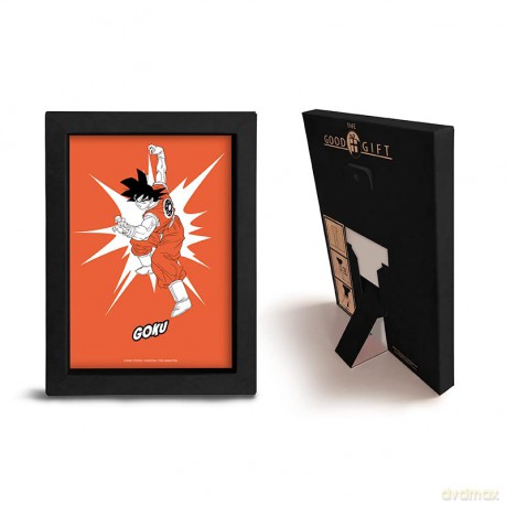 Dragon Ball Z - Black Kraft Frame 15x20 - POP COLOR - GOKU