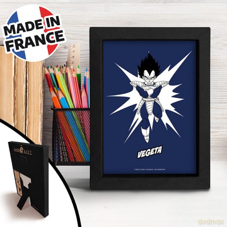 Dragon Ball Z - Black Kraft Frame 15x20 - POP COLOR - VEGETA