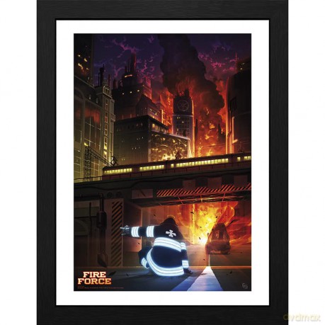 FIRE FORCE - Plakat w ramie Spontaneous Human Combustion (30x40)