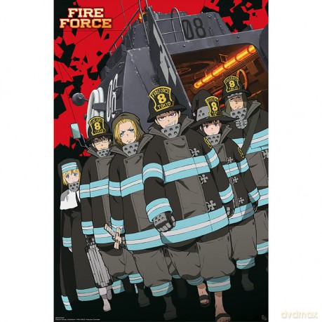 FIRE FORCE - plakat Key art S1 Company 8 (91.5x61)