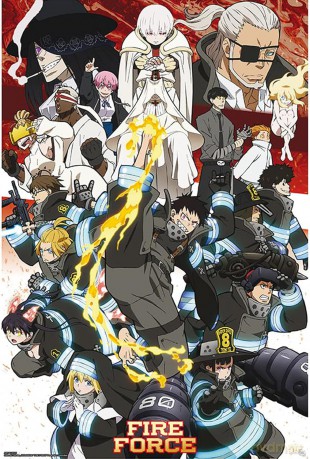 FIRE FORCE - plakat Key art season 2 (91.5x61)