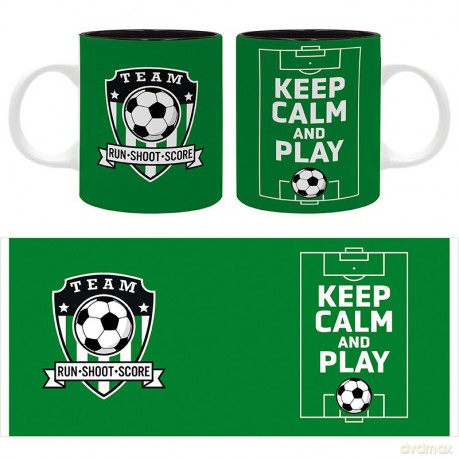 FOOTBALL - Kubek 320 ml - KEEP CALM AND PLAY FOOTBALL