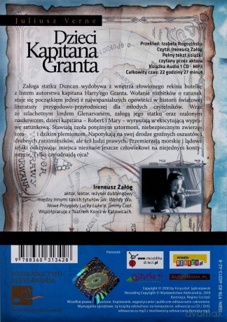 Dzieci Kapitana Granta - Juliusz Verne [AUDIOBOOK] [CD-MP3]