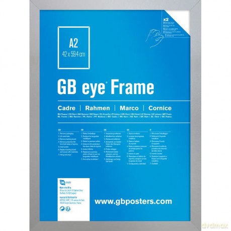 GBEYE - MDF White Frame - A2 - 42 x 59,4 cm