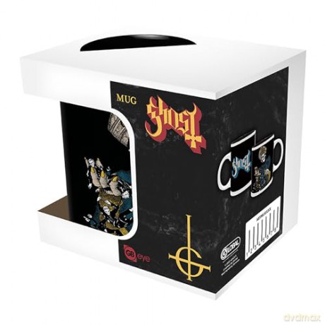 GHOST - Kubek - 320 ml - Papa of the World on Fire withbox