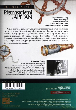 Piętnastoletni Kapitan - Juliusz Verne [AUDIOBOOK] [CD-MP3]