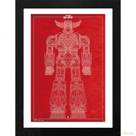 GRENDIZER - Plakat w ramie Grendizers plans (30x40)