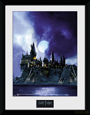HARRY POTTER - Plakat w ramie Hogwarts Painted (30x40)