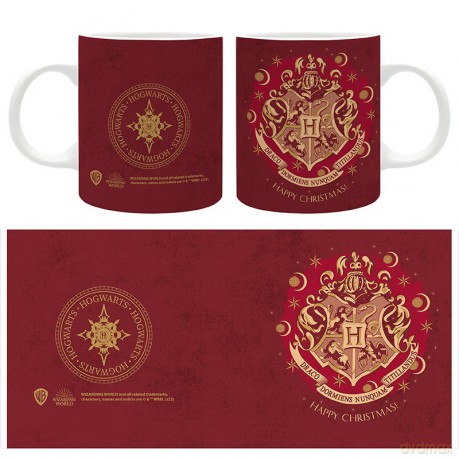 HARRY POTTER - Kubek 320 ml - X-MAS - Hogwarts Red