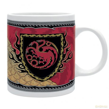 HOUSE OF THE DRAGON - Kubek - 320 ml - Targaryen Dragon Crestx2