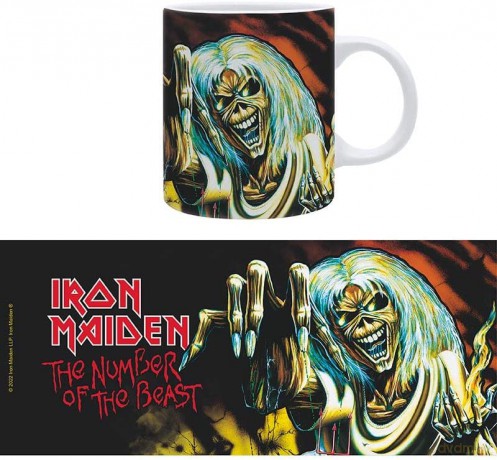 IRON MAIDEN - Kubek - 320 ml - Number of the Beast box