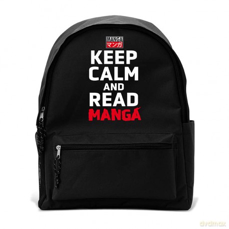 KEEP CALM AND READ MANGA - Backpack - Asian Art