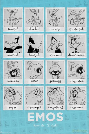 LOONEY TUNES - plakat Moods (91.5x61)