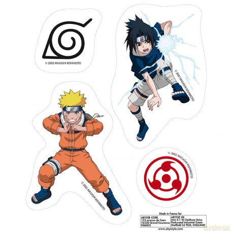 NARUTO - Stickers - 16x11 cm/ 2 sheets - Team 7 X5