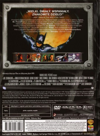 Batman i Robin (Wybrańcy Mocy) (booklet) [DVD]