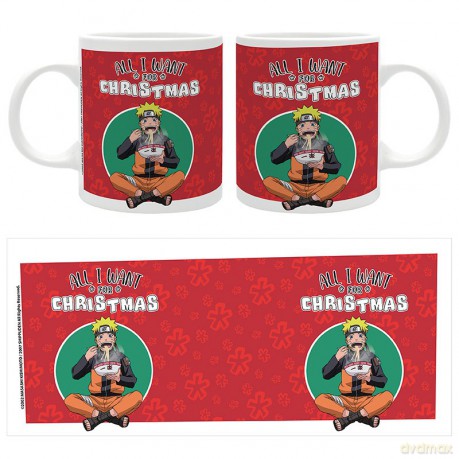 NARUTO SHIPPUDEN - Kubek 320 ml - ALL I WANT FOR CHRISTMAS