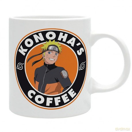 NARUTO SHIPPUDEN - Kubek 320 ml - KONOHAS COFFEE