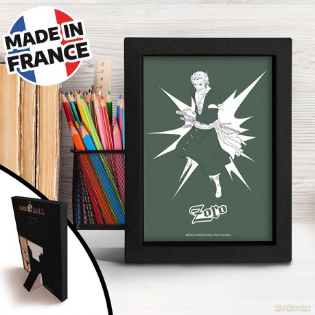 ONE PIECE - Black Kraft Frame 15x20 - POP COLOR - ZORO