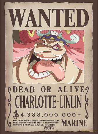 ONE PIECE - plakat Wanted Big Mom (52x38)